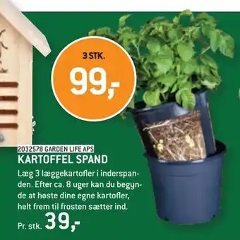 Kartoffel spand