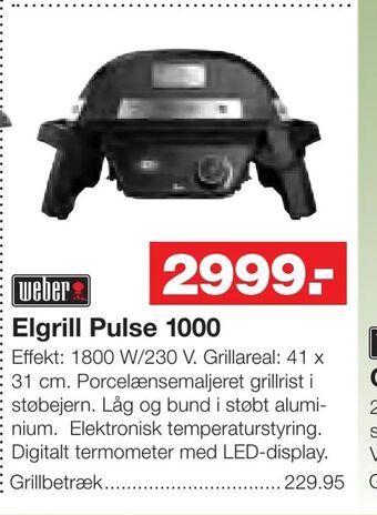 Elgrill Pulse 1000