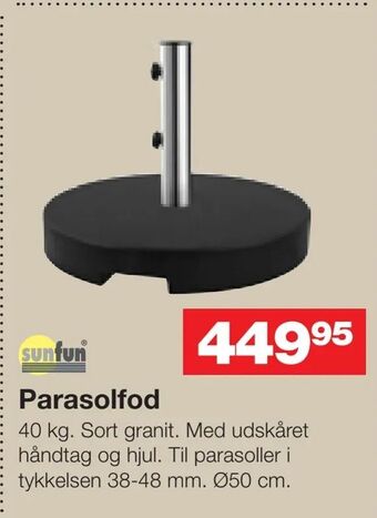 Bauhaus Parasolfod tilbud