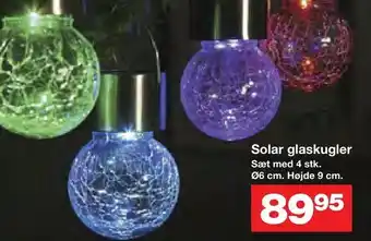 Bauhaus Solar glaskugler tilbud