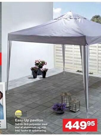 Bauhaus Easy-Up pavillon tilbud