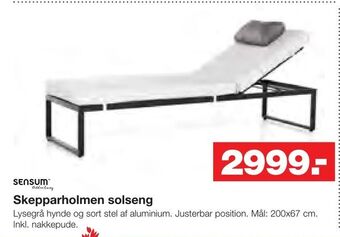 Bauhaus Skepparholmen solseng tilbud