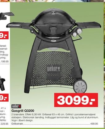 Bauhaus Gasgrill Q3200 tilbud