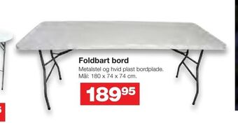 Bauhaus Foldbart bord tilbud