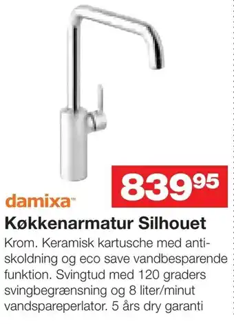 Bauhaus Køkkenarmatur Silhouet tilbud