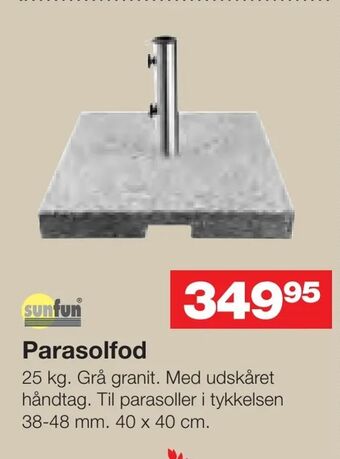 Bauhaus Parasolfod tilbud