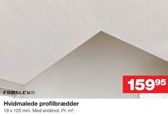 Bauhaus Hvidmalede profilbrædder tilbud