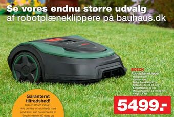 Bauhaus Robotplæneklipper tilbud
