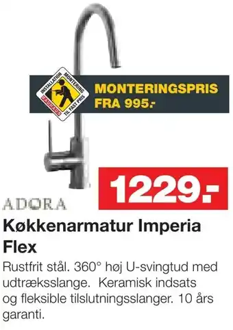 Køkkenarmatur Imperia Flex