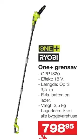 Bauhaus One+ grensav tilbud