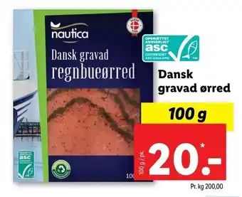 Let-Køb Dansk gravad ørred tilbud
