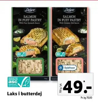 Let-Køb Laks i butterdej tilbud