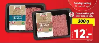 Let-Køb Dansk hakket gris eller gris og kalv tilbud