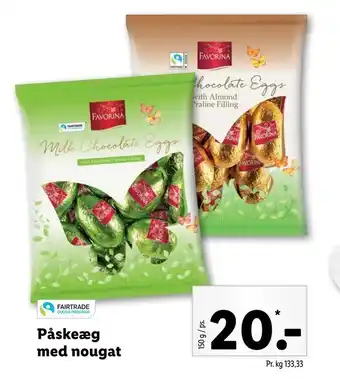 Påskeæg med nougat