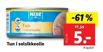 Let-Køb Tun i solsikkeolie tilbud