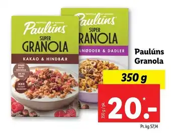 Paulúns Granola