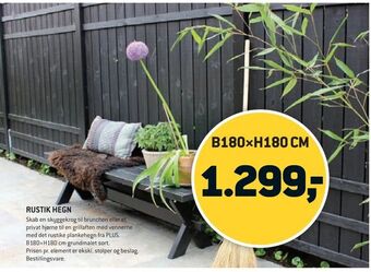 XL-BYG Rustik hegn tilbud