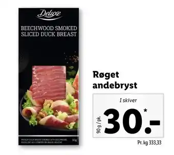 Røget andebryst
