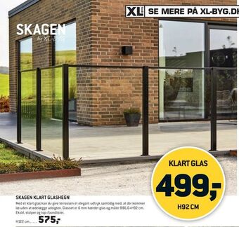 XL-BYG Skagen klart glashegn tilbud