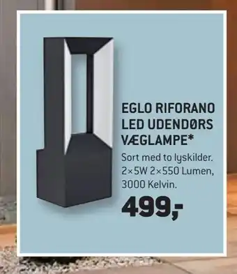 Eglo riforano led udendørs væglampe