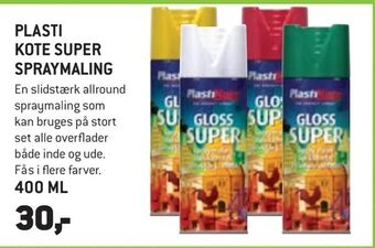 XL-BYG Plasti kote super spraymaling tilbud