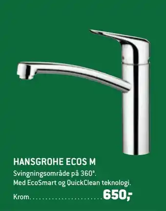 XL-BYG Hansgrohe ecos m tilbud