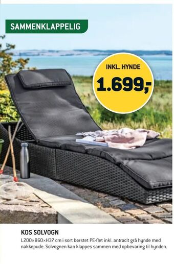 XL-BYG Kos solvogn tilbud