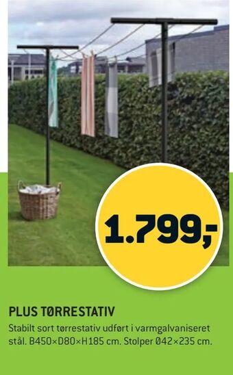 XL-BYG Plus tørrestativ tilbud