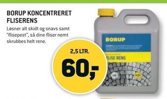 XL-BYG Borup koncentreret fliserens tilbud