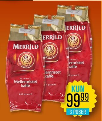Priss Merrild kaffe tilbud