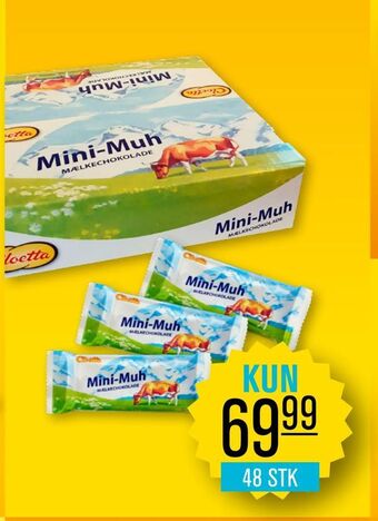 Priss mini-muh chokolade tilbud