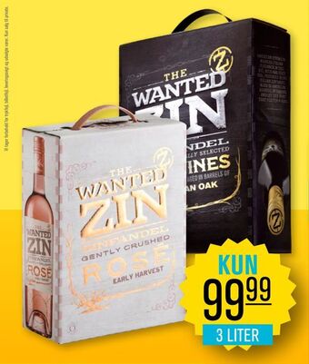 Wanted zin bib rødvin rosé