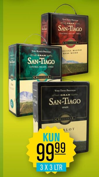 Priss San-tiago rødvin hvidvin rosé tilbud