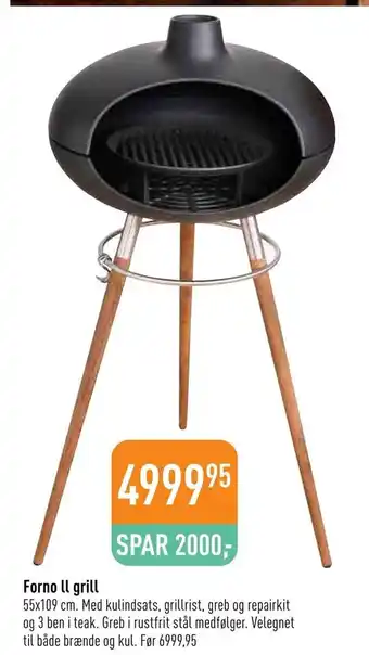 Imerco Forno ll grill tilbud