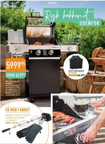 Imerco Videro G2-S gasgrill og tilbehør tilbud