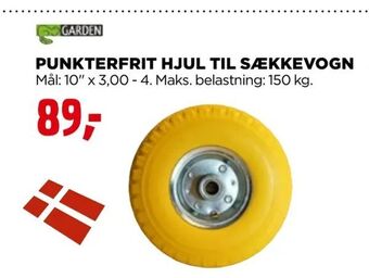 jem & fix Punkterfrit hjul til sækkevogn tilbud