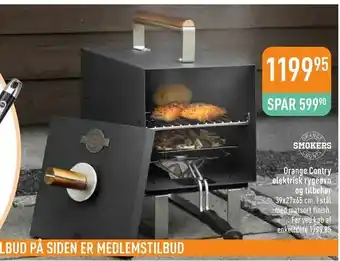Imerco Orange Contry elektrisk rygeovn og tilbehør tilbud