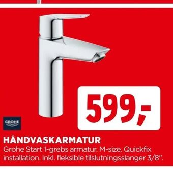 jem & fix Håndvaskarmatur tilbud