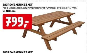 jem & fix Bord/bænkesæt tilbud