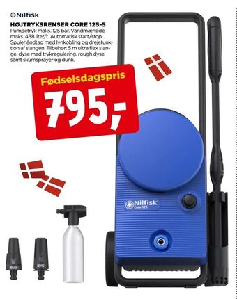 jem & fix Højtryksrenser core 125-5 tilbud
