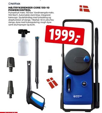 jem & fix Højtryksrenser core 150-10 powercontrol tilbud