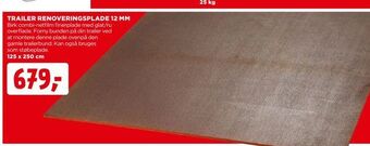 jem & fix Trailer renoveringsplade 12 mm tilbud