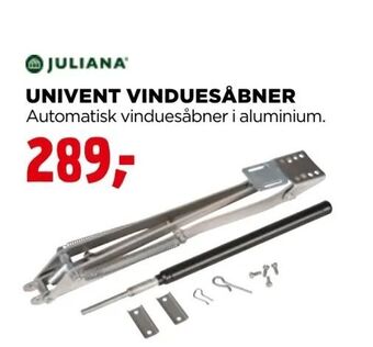 jem & fix Univent vinduesåbner tilbud