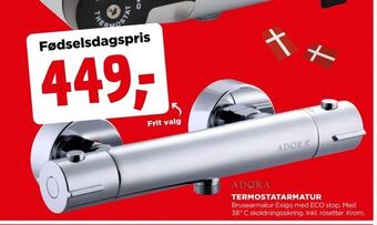 jem & fix Termostatarmatur tilbud