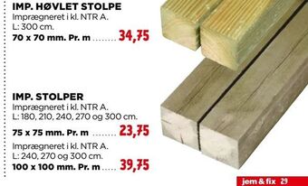 Imp. stolper