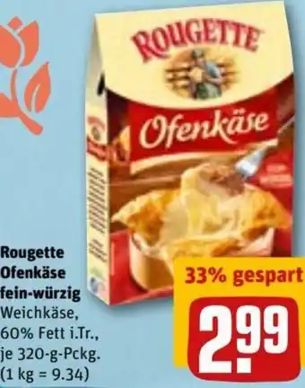REWE DE Rougette Ofenkäse Fein-Würzig 320g tilbud