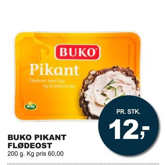 Let-Køb Buko pikant flødeost tilbud