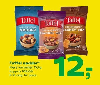 Coop 365 Taffel nødder tilbud