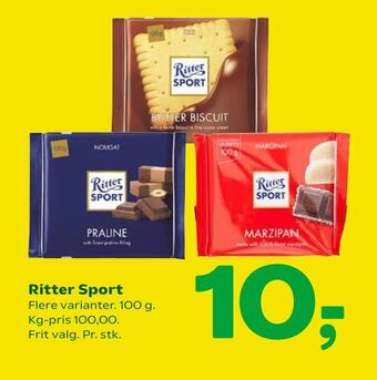 Coop 365 Ritter Sport tilbud