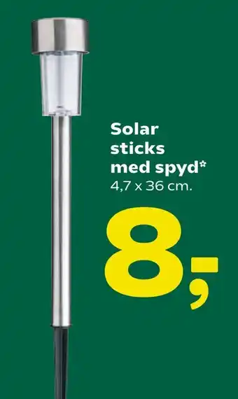 Solar sticks med spyd